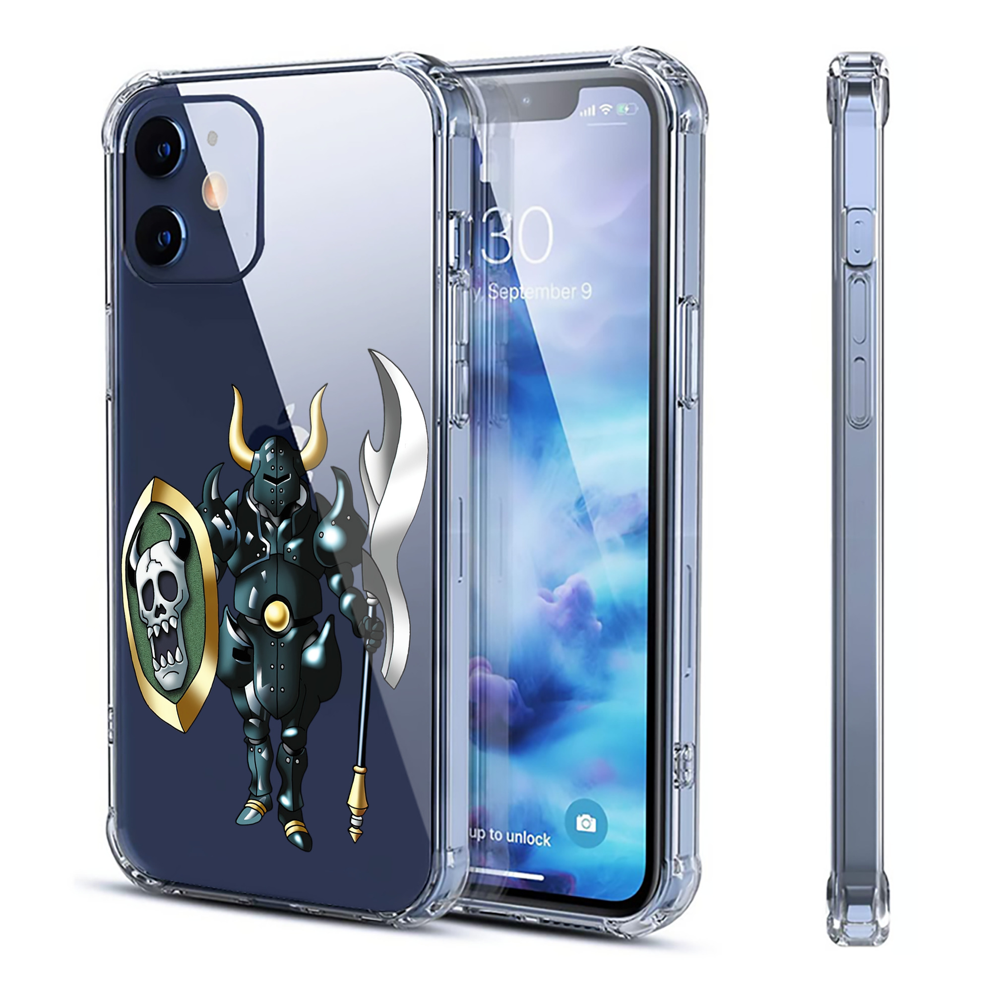 （画像用） ドラゴンクエスト Doragon Kuesuto Dragon Quest 【iPhone 12シリーズ対応】透明スマホケース（クリアソフトケース）